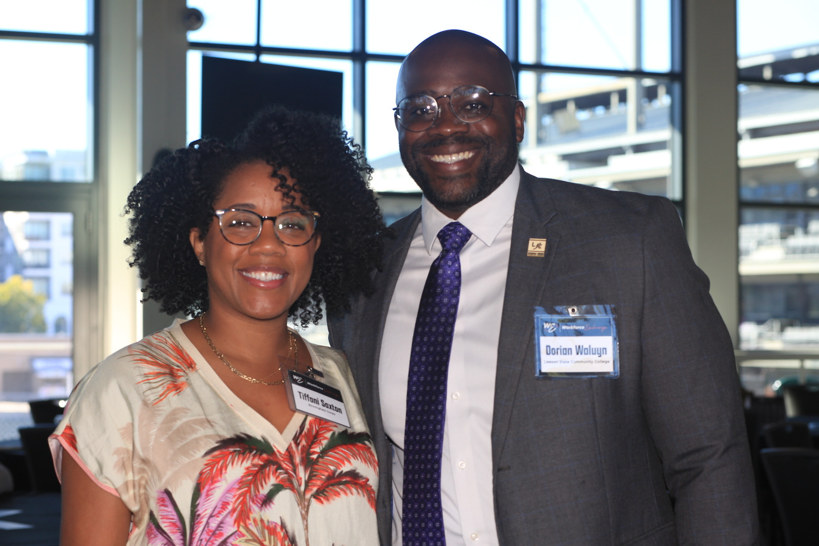 Tiffani Saxton and Dorian Waluyn