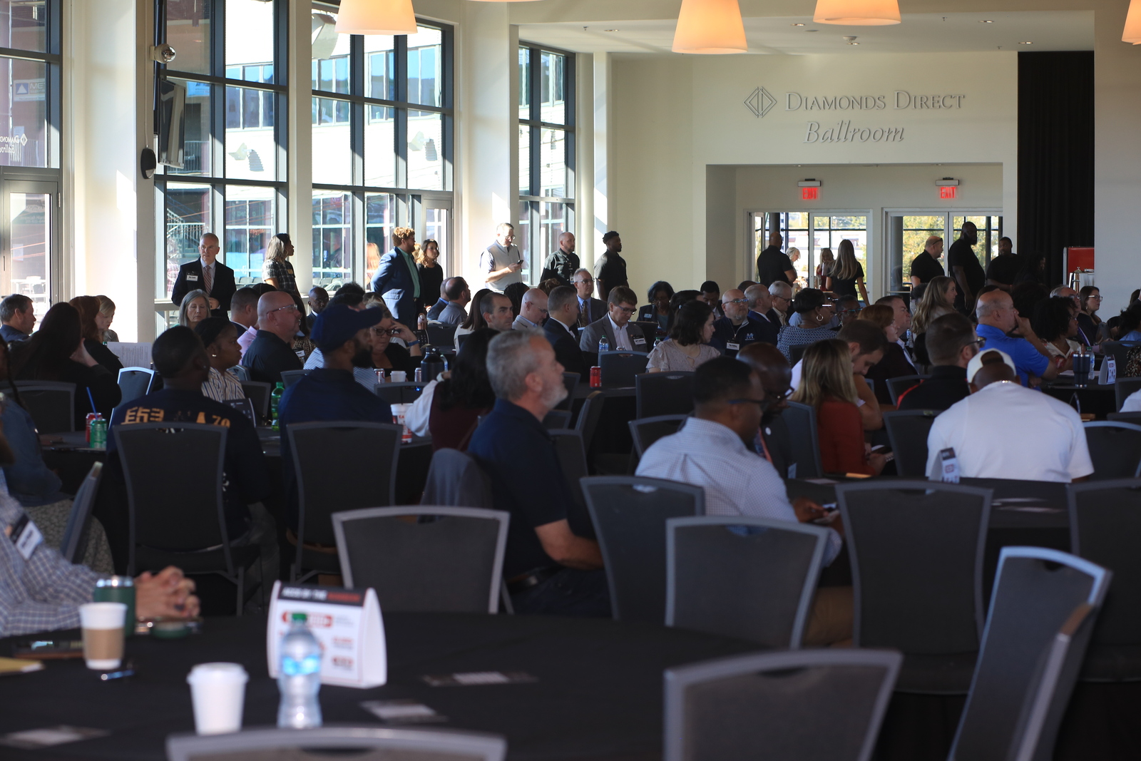 Attendees fill the ballroom at Regions Field