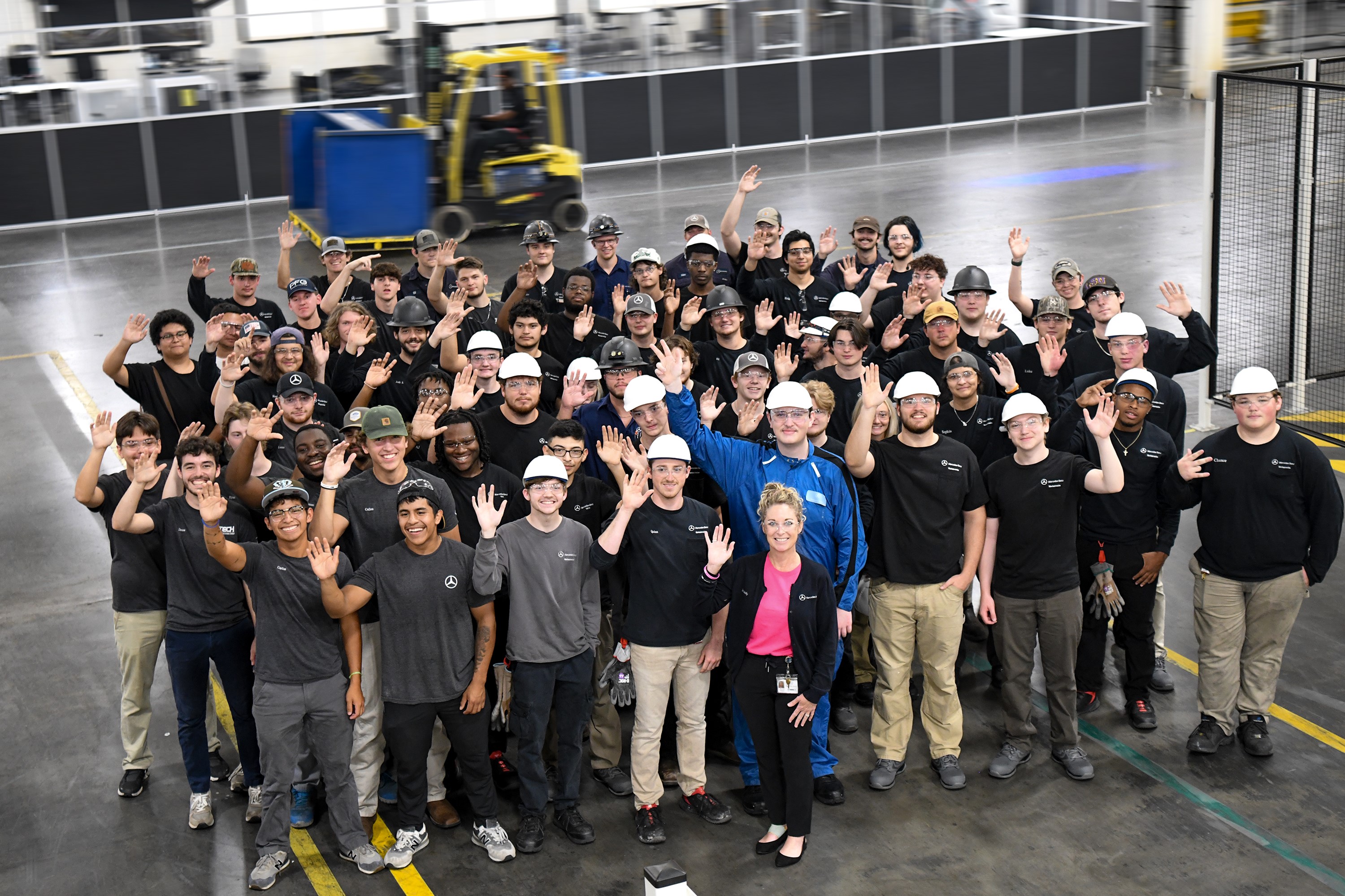 Mercedes TECH students