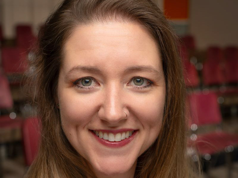 Amanda Slay looks into camera with a smile